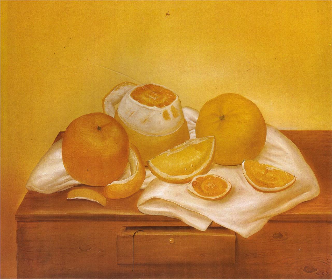 Oranges Fernando Botero Oil Paintings